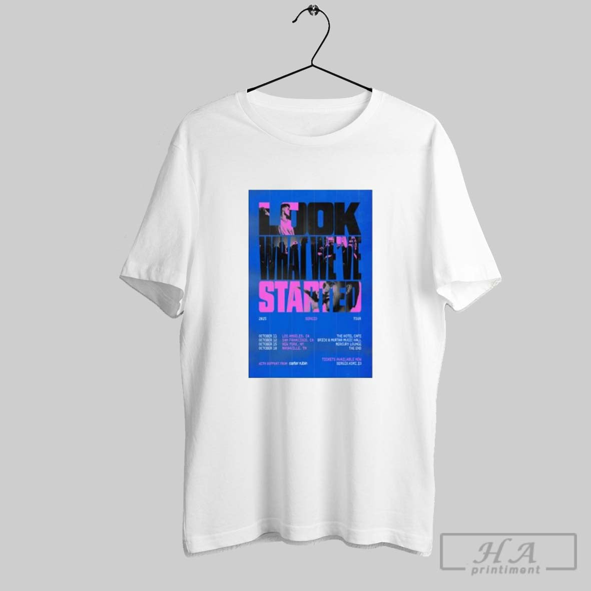 Sergio What Weve Started Tour 2025 Tee Stylish Apparel