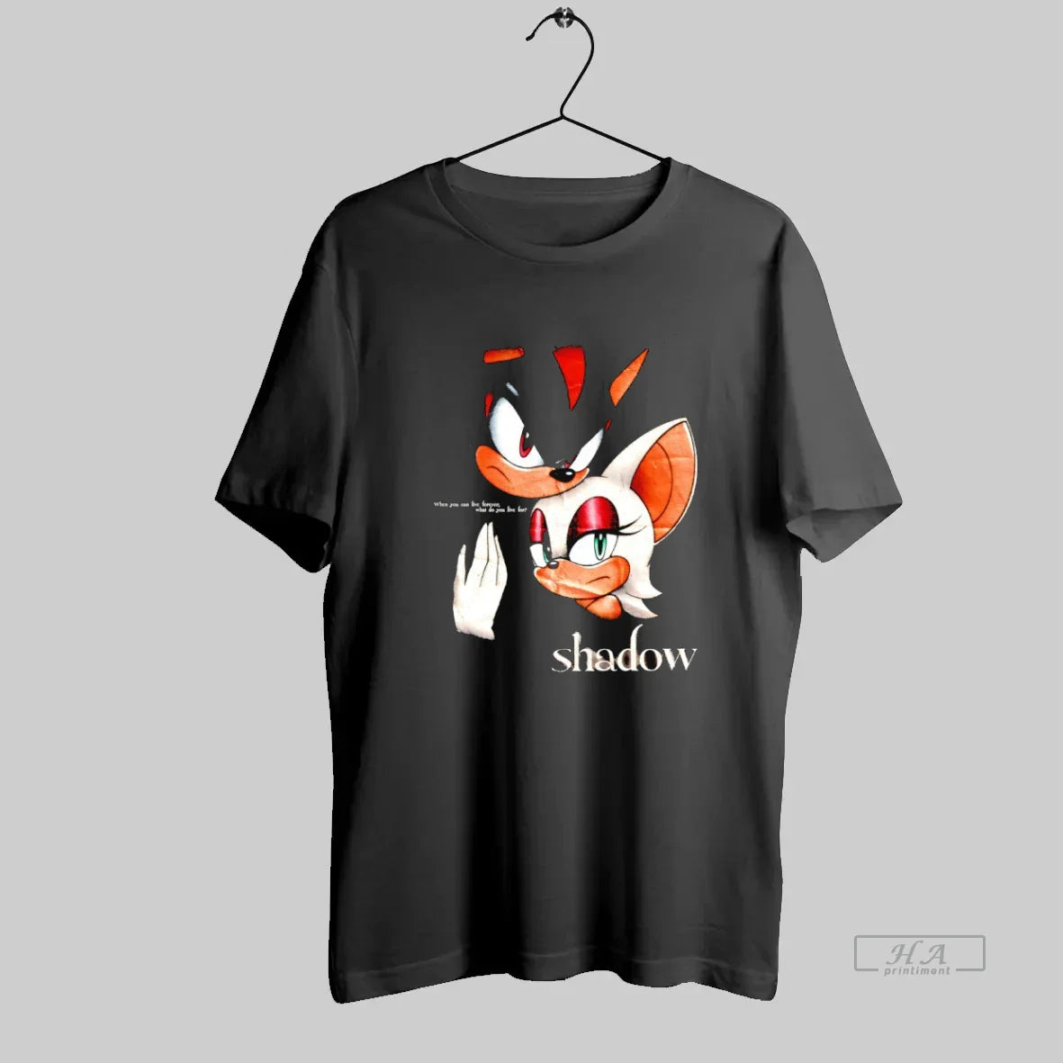 Shadow Hedgehog And Rouge Bat When You Can Live Forever What Do