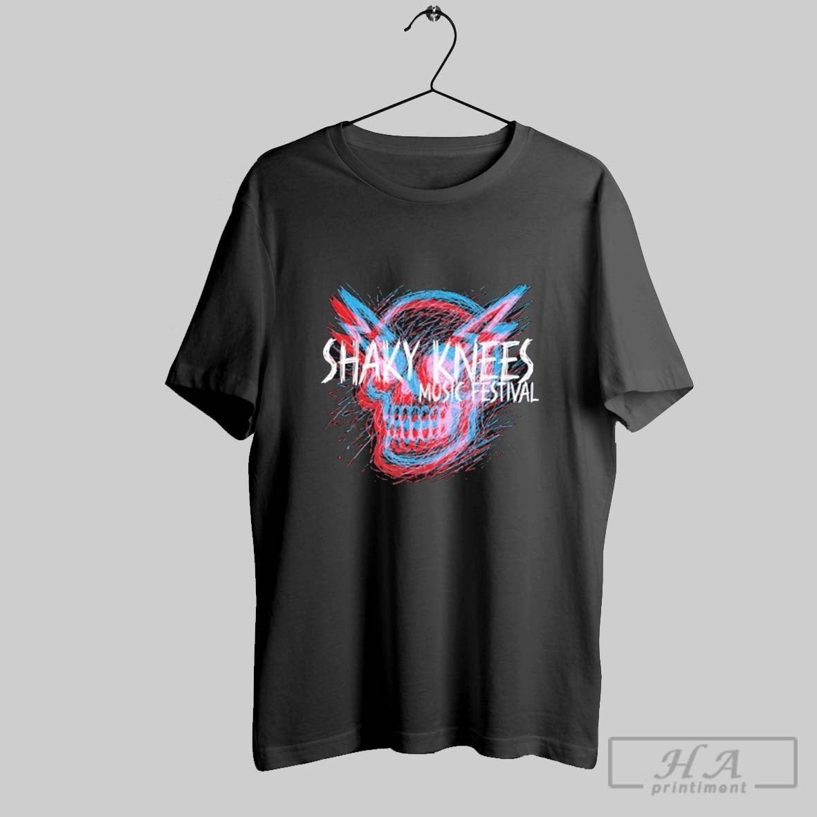 Shaky Knees Music Festival Shockwave Skull 2025 Sweatshirt Trendy