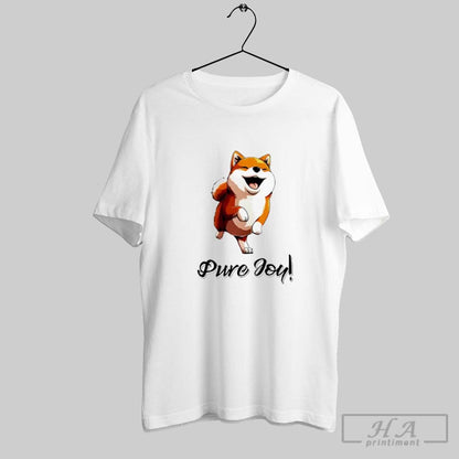 Shiba Inu Dog Pure Joy Ladies Tank Top Trendy Style