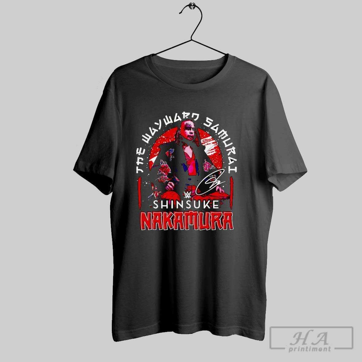 Shinsuke Nakamura Wayward Samurai Hoodie Retro Gift