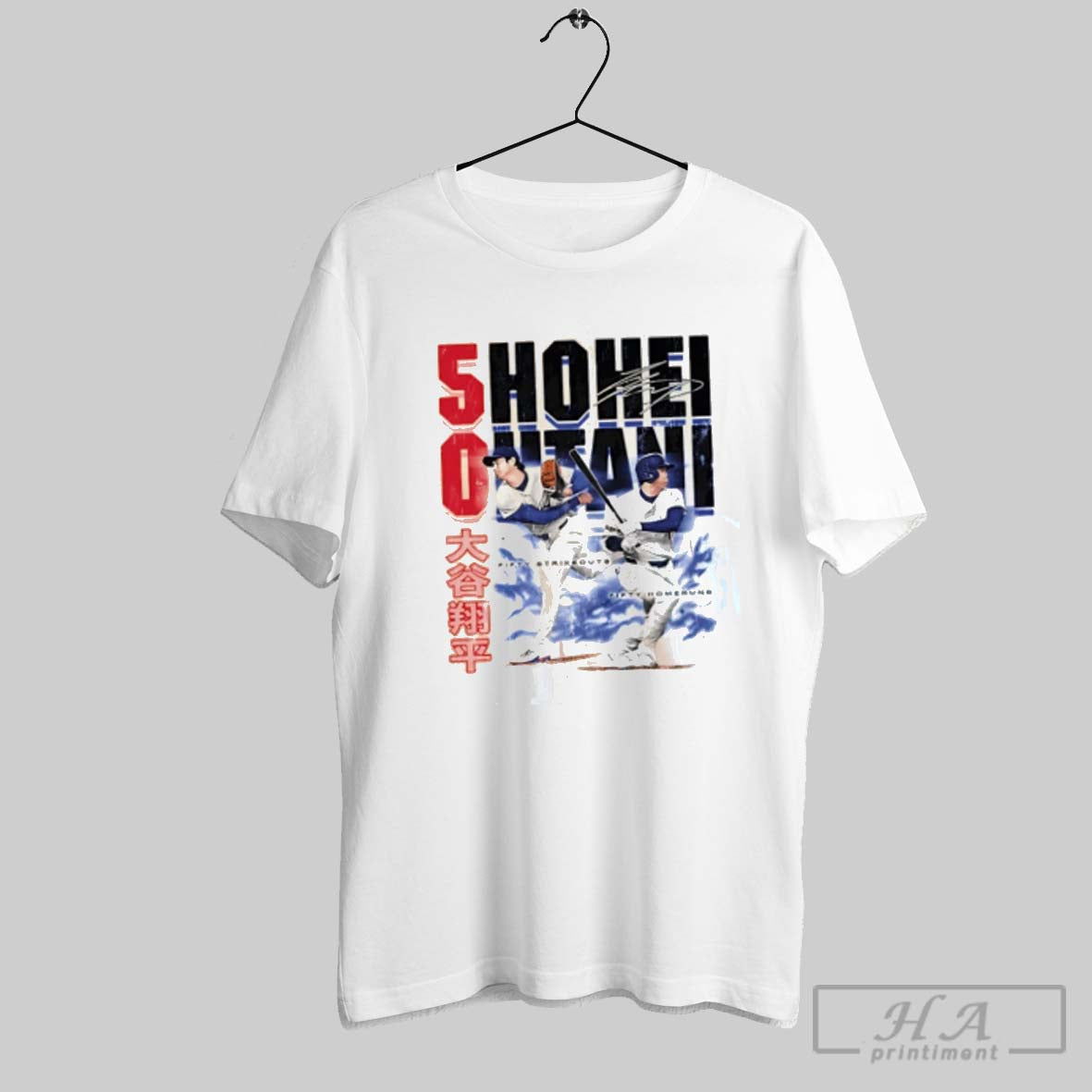 Shohei Ohtani La Dodgers 50 Strikeouts 50 Home Runs Signature Tank