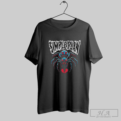 Simple Plan Spooky Metal Spider Halloween Long Sleeve Exclusive Design
