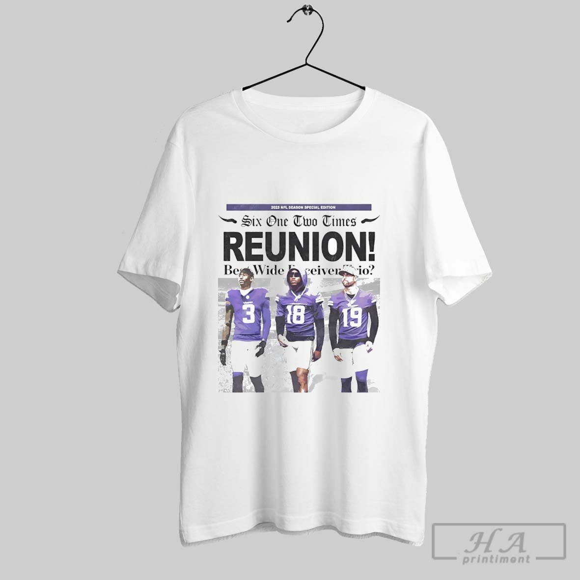 Six One Two Times Reunion Minnesota Vikings Long Sleeve Premium Gift