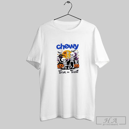 Skeletons X Chewy Trick Or Treat Halloween TShirt Unique Look