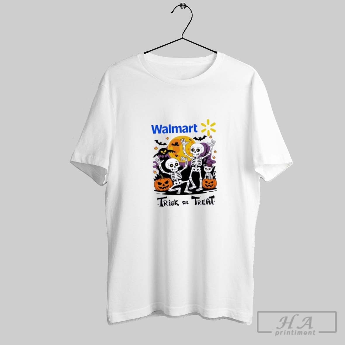 Skeletons X Walmart Trick Or Treat Halloween Hoodie Unique Apparel
