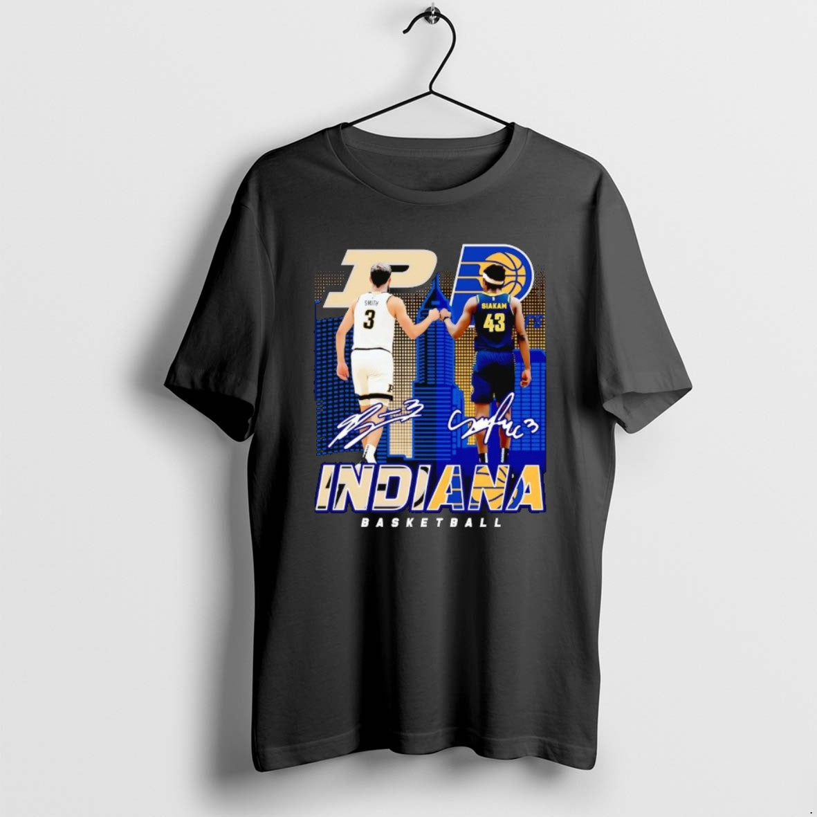 Smith And Siakam Fist Bump Indiana Basketball Signatures Sweatshirt
