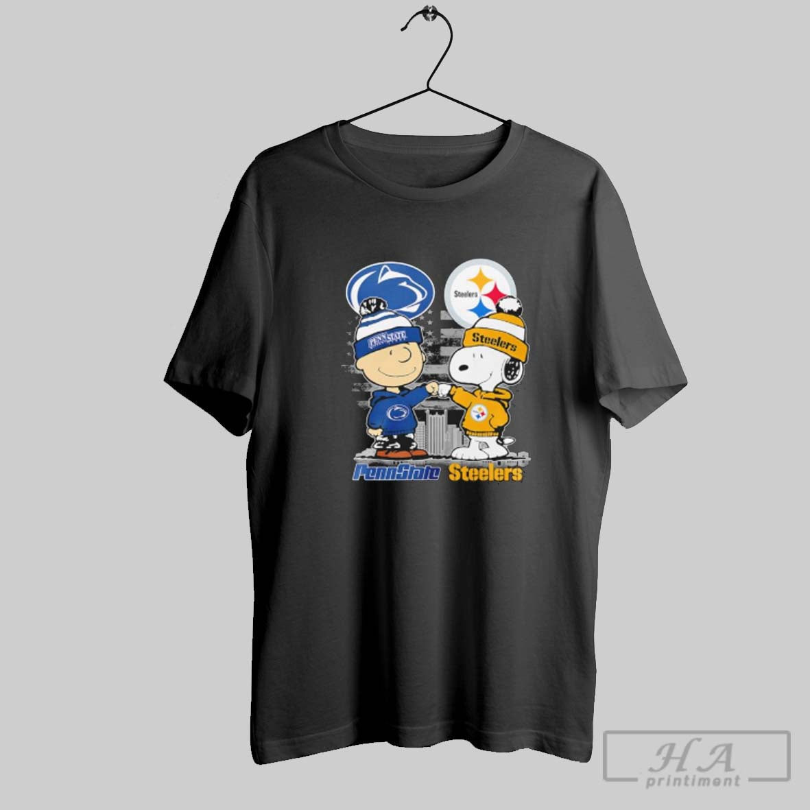 Snoopy Fist Bump Charlie Brown Pittsburgh Steelers And Penn State