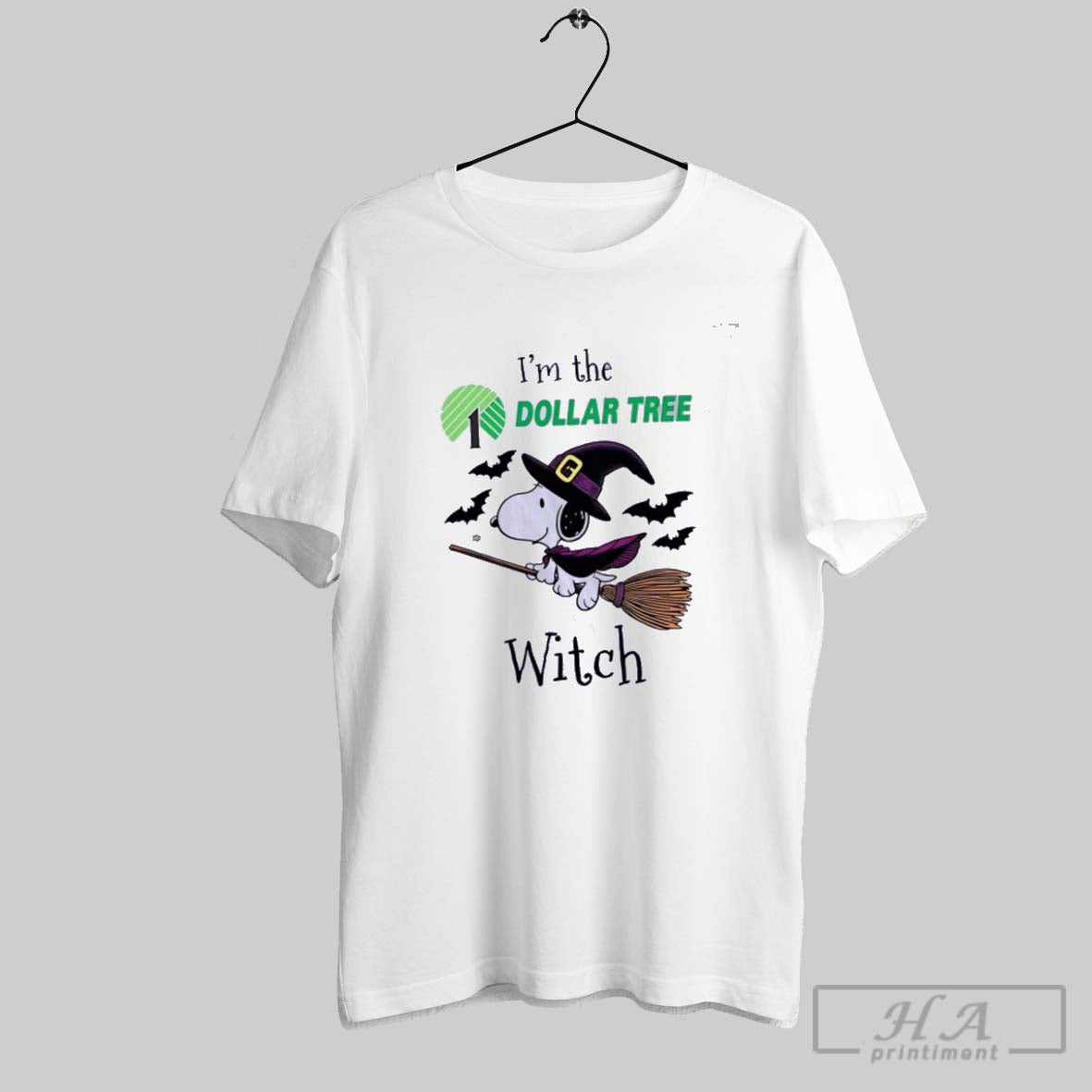 Snoopy Im Dollar Tree Witch Halloween Tank Top Classic Look