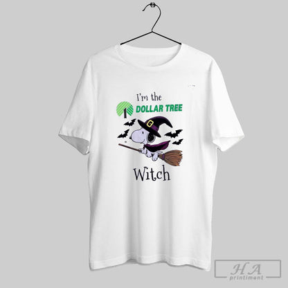 Snoopy Im Dollar Tree Witch Halloween Tank Top Classic Look