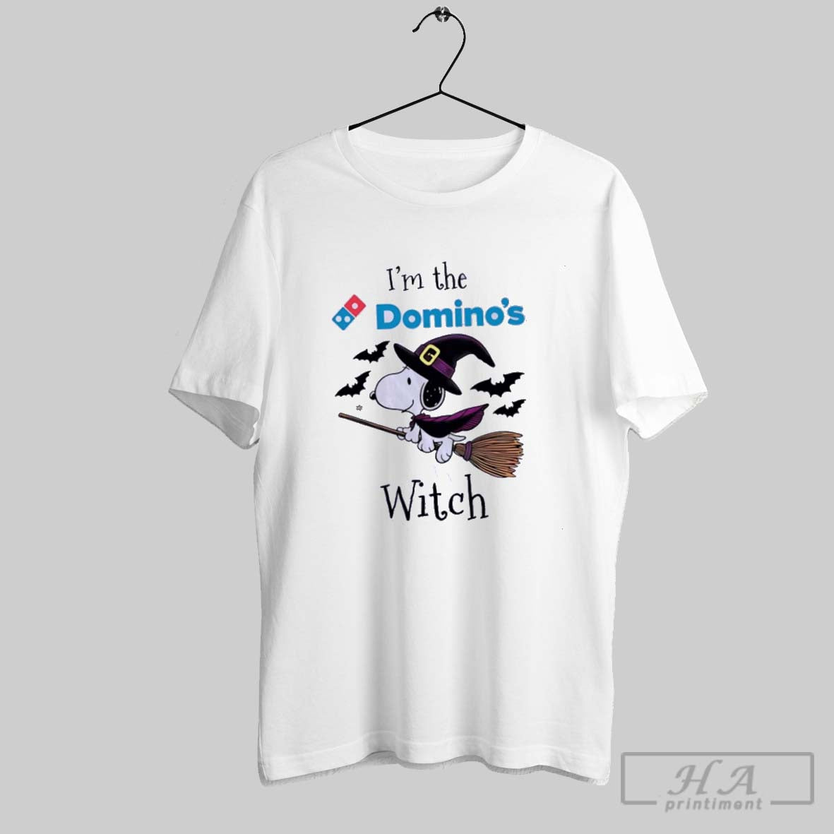 Snoopy Im Dominos Witch Halloween Tee Stylish Fashion