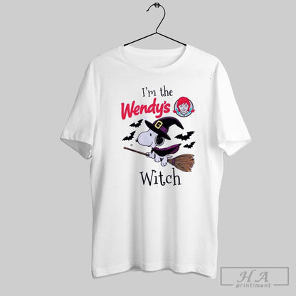 Snoopy Im Wendys Witch Halloween Tank Top Vintage Design