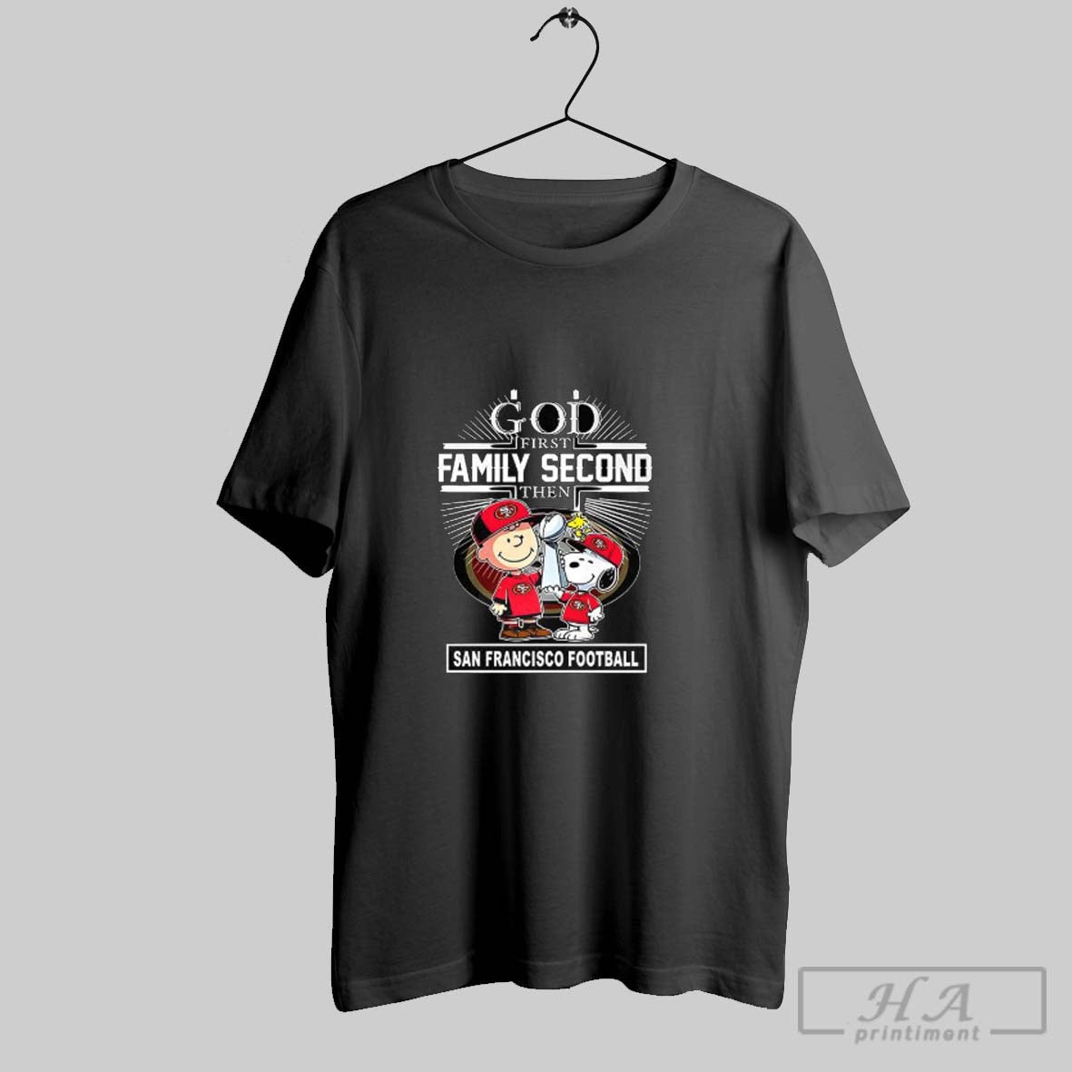 Snoopy And Charlie Brown God First Family Second Then San Francisco