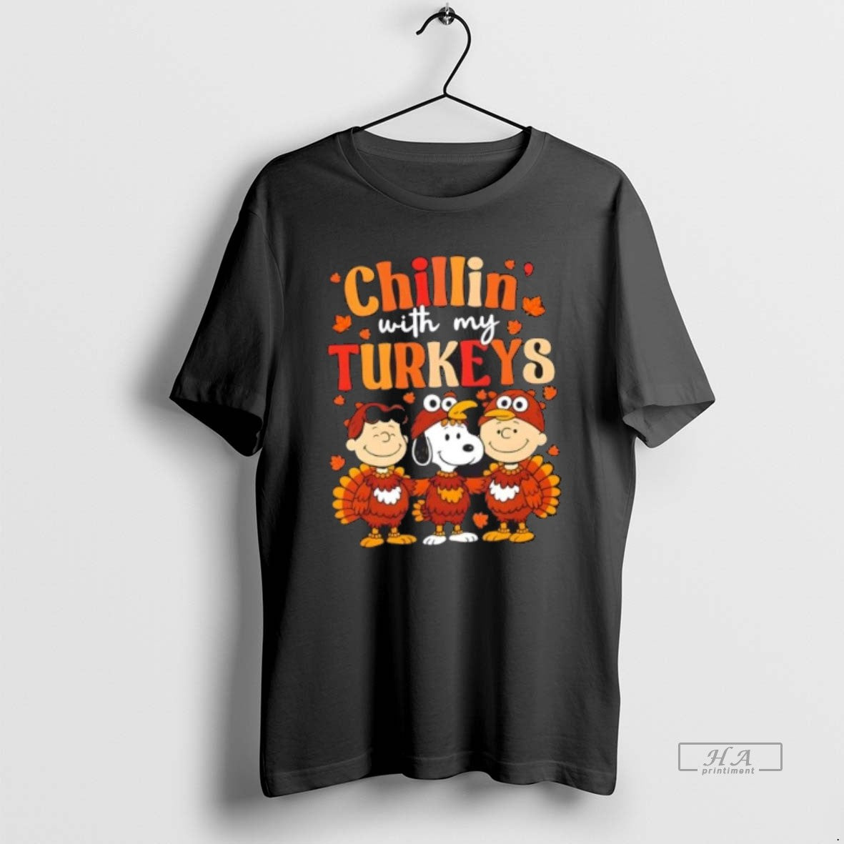 Snoopy And Friends Chillin My Turkeys TShirt Elegant Gift