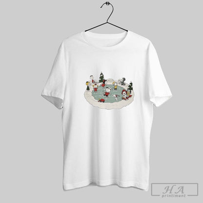 Snoopy And Friends Winter Shirt Modern Art