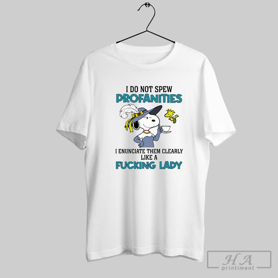 Snoopy And Woodstock I Do Not Spew Profanities I Enunciate Them