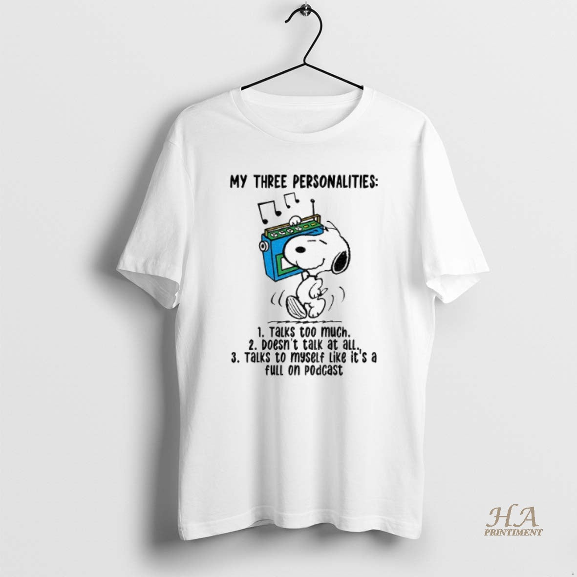 Snoopy My Three Personalities Talk Too Much Doesnt Talk All Talks To