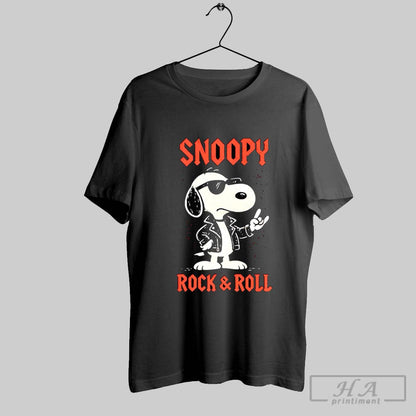 Snoopy Rock And Roll Hoodie Unique Merch
