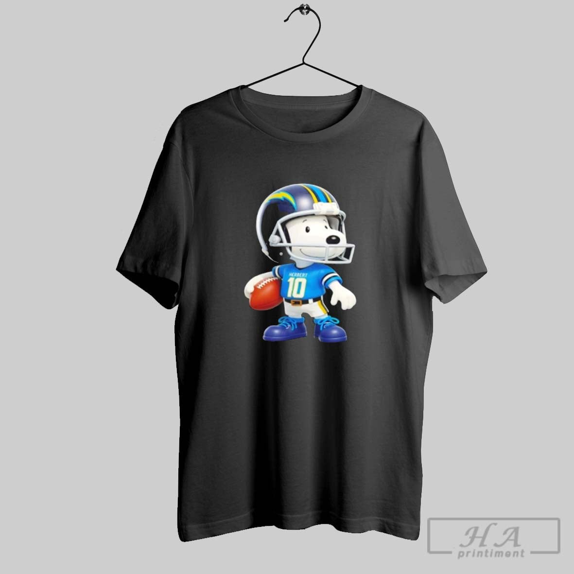 Snoopy Wearing Los Angeles Chargers Football Long Sleeve Unique