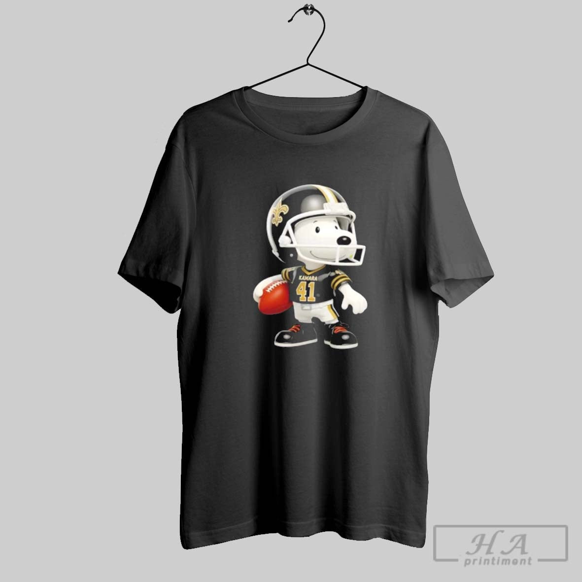Snoopy Wearing New Orleans Saints Football Sweatshirt Stylish Art