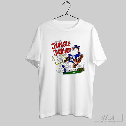 South Alabama Vs Auburn From Jungle To Hunk Yard Two Sided Shirt