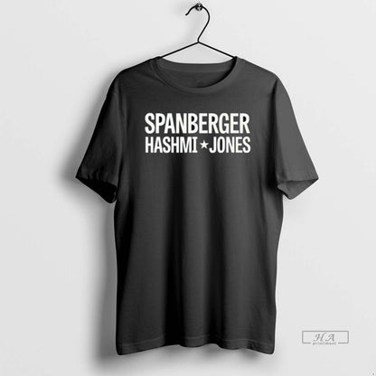 Spanberger Hashmi Jay Jones Star Logo Shirt Classic Style