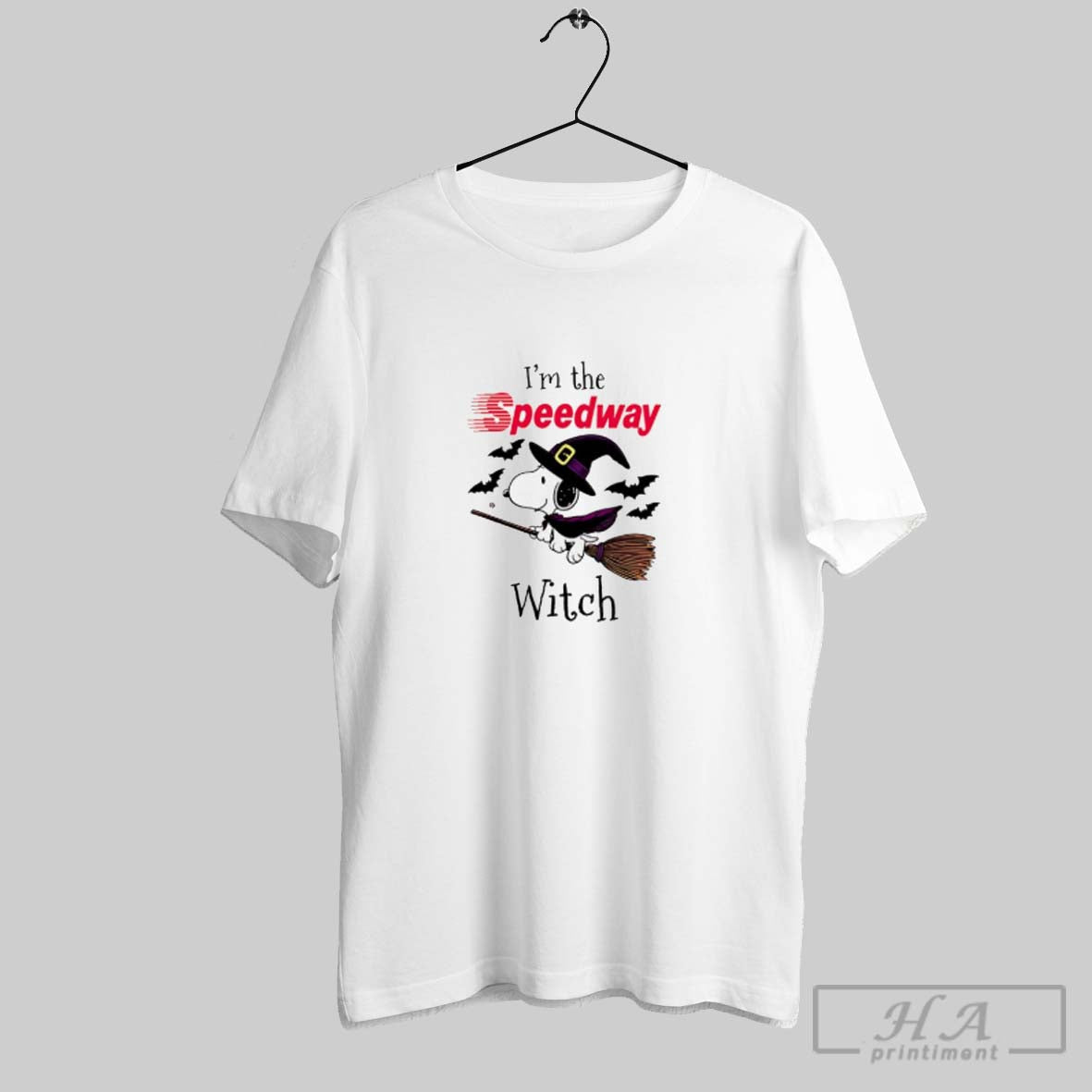 Speedway X Snoopy Im Witch Halloween TShirt Trendy Design