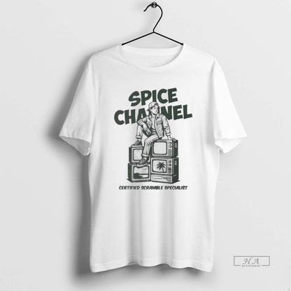 Spice Channel Certified Scramble Specialist TShirt Retro Design