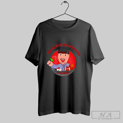 Sports Strawberry Ice Podcast Logo Sweatshirt Retro Outfit