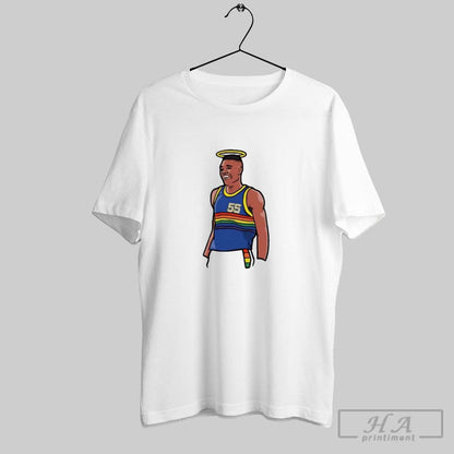 St Dikembe Mutombo Denver Nuggets TShirt Vintage Look