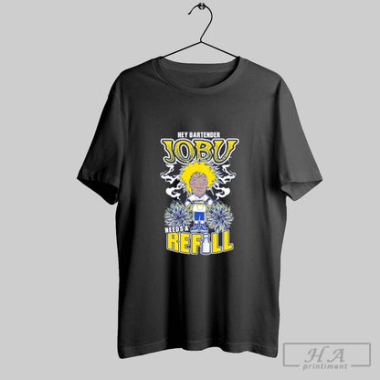St Louis Blues Hey Bartender Jobu Needs Refill Long Sleeve Exclusive