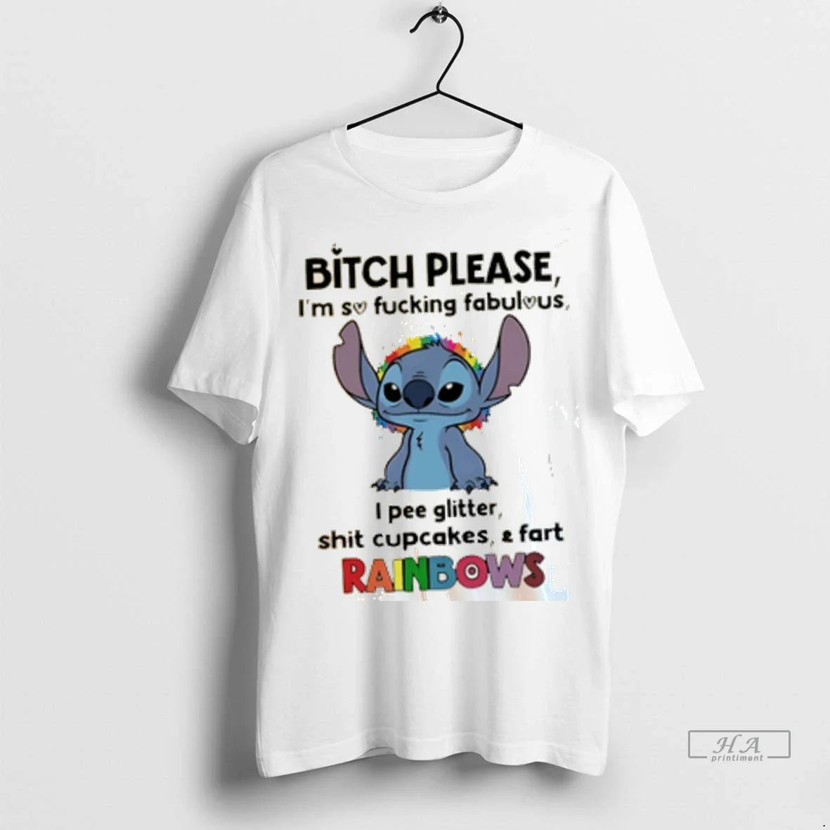 Stitch Bitch Please Im So Fucking Fabulous I Pee Glitter Shit