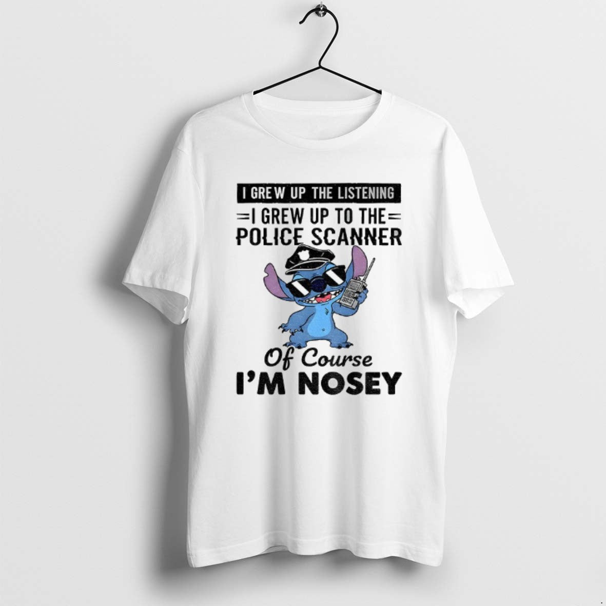 Stitch I Grew Up Listening I Grew Up To Police Scanner TShirt