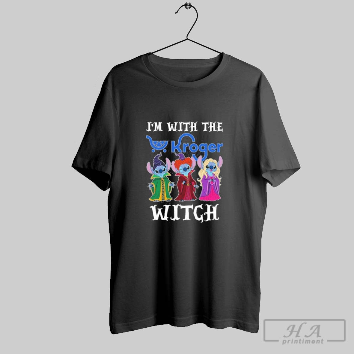 Stitch X Sanderson Sisters Im Lowes Logo Witch Halloween Tee Premium