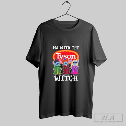 Stitch X Sanderson Sisters Im Tyson Logo Witch Halloween Tee Modern