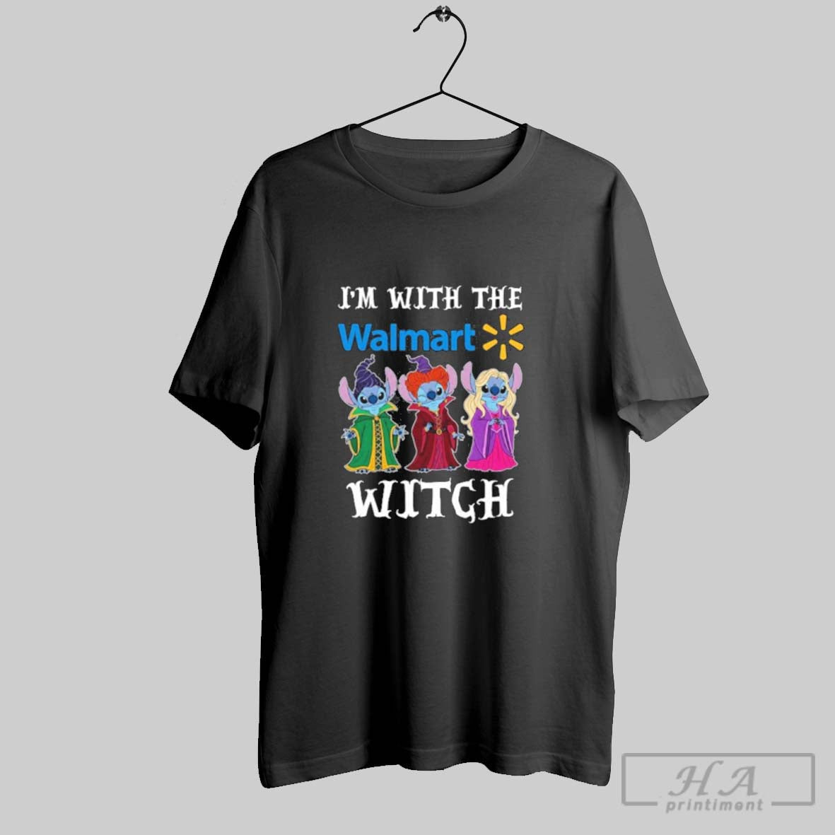 Stitch X Sanderson Sisters Im Walmart Logo Witch Halloween Tank Top