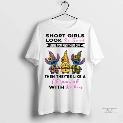 Stitch Short So Sweet And Until You Piss Them Off Then Sweatshirt