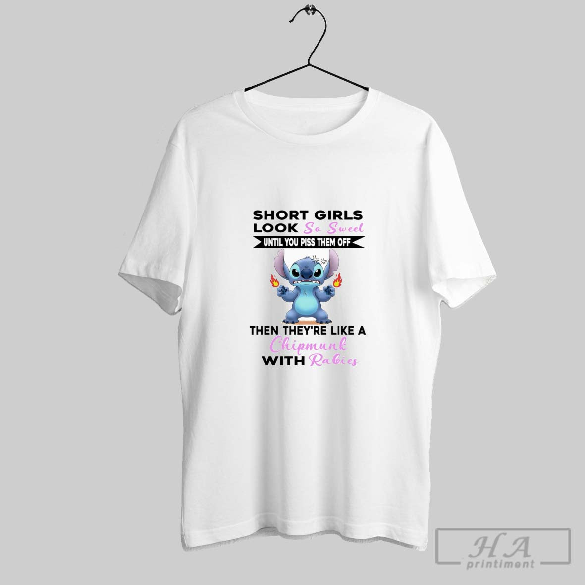 Stitch Short So Sweet Until You Piss Them Off Tee Stylish Design