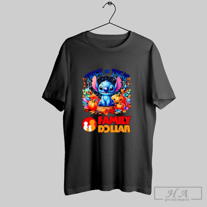 Stitch Trick Or Treat Family Dollar Halloween Shirt Exclusive Apparel