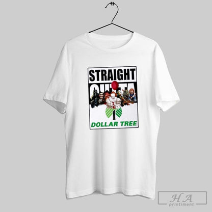 Straight Outta Dollar Tree Horror Movies Halloween TShirt Modern