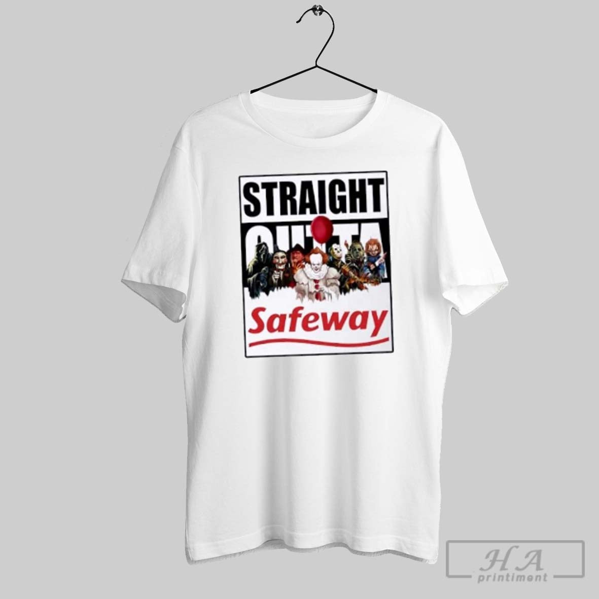 Straight Outta Safeway Horror Movies Halloween Long Sleeve Designer