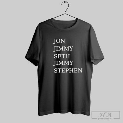Support Late Night Comedy Jimmy Kimmel Tee Stylish Art