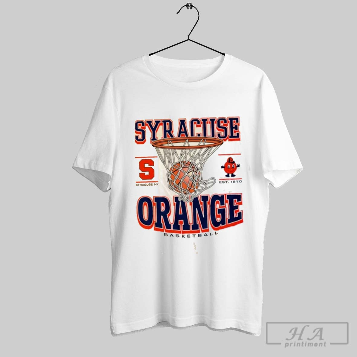 Syracuse Orange Basketball Game Time Tee Exclusive Design