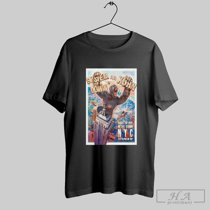 System Down And Kohn East Rutherford Show Aug 28 2025 Poster Hoodie