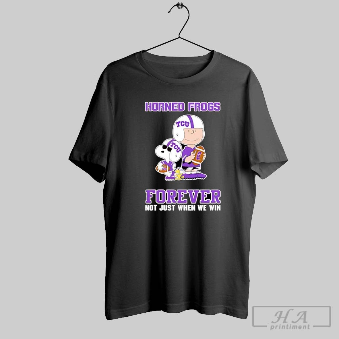 Tcu Horned Frogs Charlie Brown Cartoon Forever Tank Top Modern Apparel