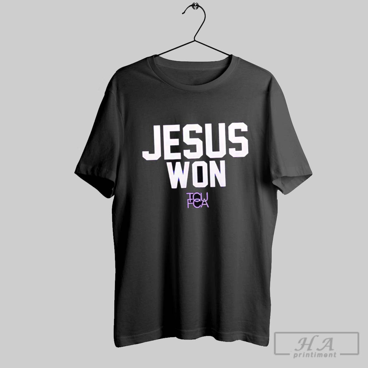 Tcu Horned Frogs Football Jesus Won 2025 Shirt Trendy Gift