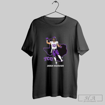 Tcu Horned Frogs Football Ncaa Josh Hoover State Star Painting Tee