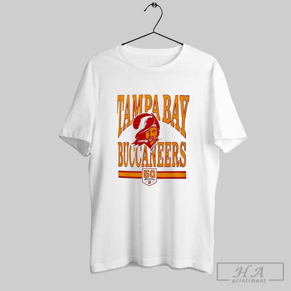 Tampa Bay Buccaneers 50Th Season Essential 2025 White Shirt Designer