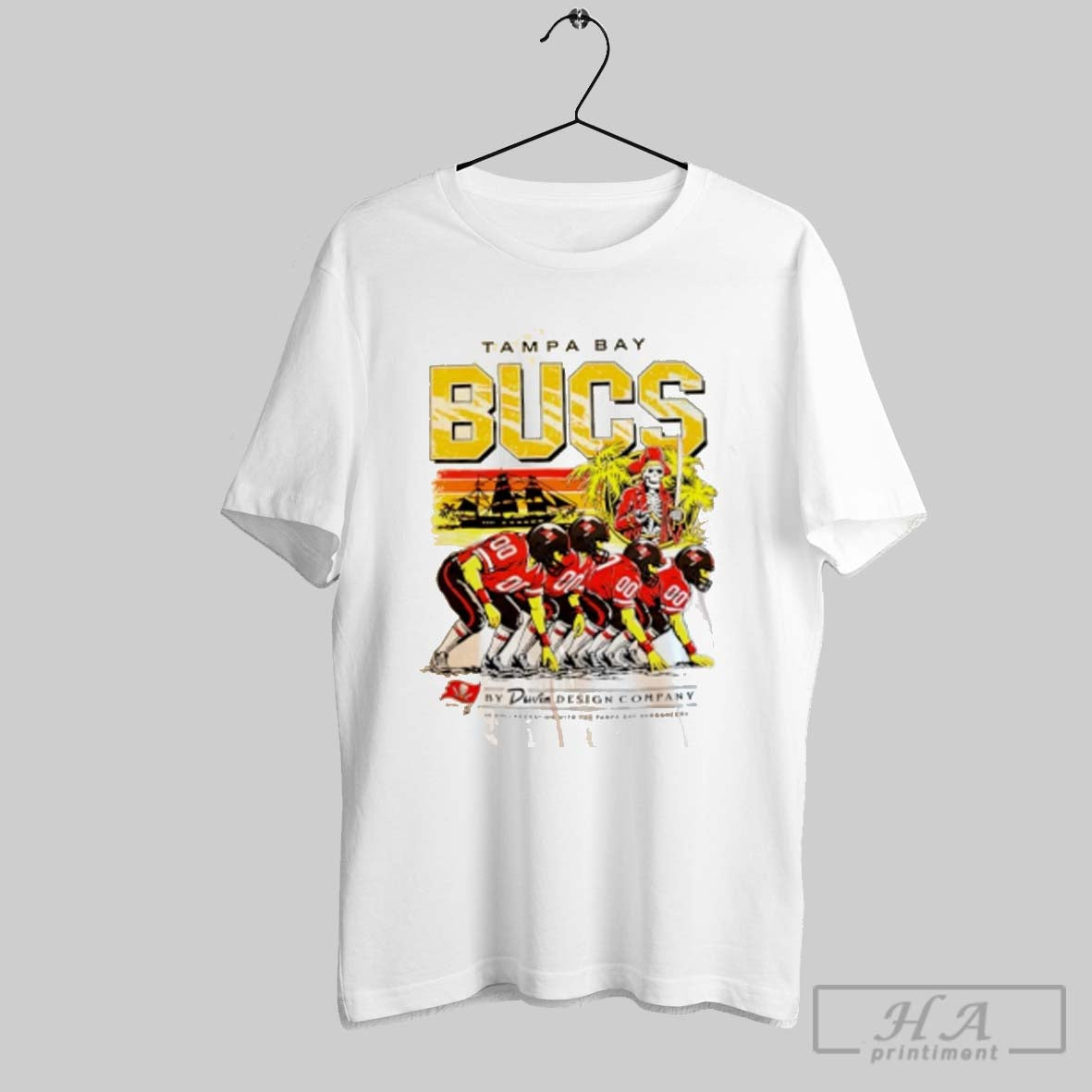 Tampa Bay Buccaneers Skeleton Tee Classic Merch