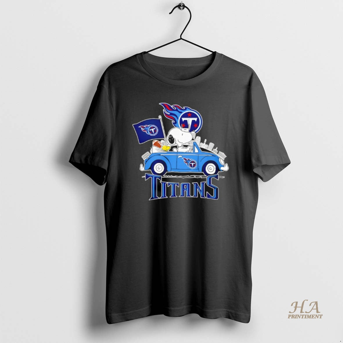 Tennessee Titans X Snoopy And Woodstock Drive Car Tank Top Elegant